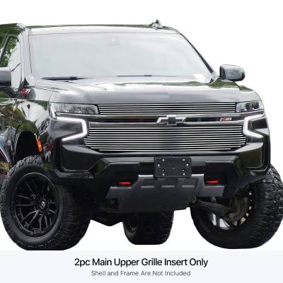 APS - APS Stainless Billet Grille Polish 21-24 Chevrolet Tahoe LS GR03FEB77S