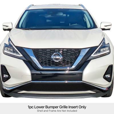 APS - APS Wire Mesh Bumper Grille Black for 19-24 Nissan Murano GR14GEE70H