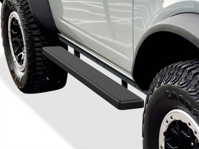 APS - APS IStep 6" Running Boards Black 21-25 Ford Bronco 2DR IB06FCA2B