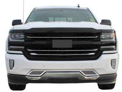 APS - APS Wire Mesh Bumper Grille Polish 16-18 Silverado 1500 GR03GFC23T