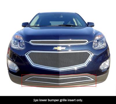 APS - APS Wire Mesh Bumper Grille Polish 16-17 Chevrolet Equinox GR03GFC71T