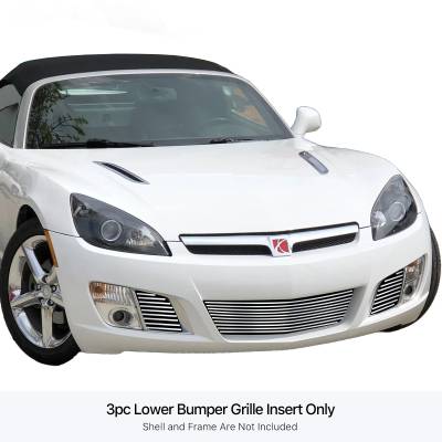 APS - APS Stainless Billet Bumper Grille Polish 07-09 Saturn Sky Red Line GR19FGF20S