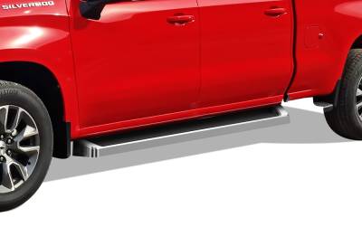 APS - APS IRunning Running Boards Polish 19-25 Silverado/Sierra Double IB03RBI5A