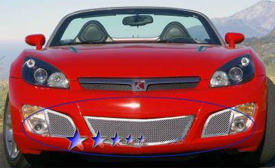 APS - APS Wire Mesh Bumper Grille Polish 07-09 Saturn Sky Red Line GR19GGF20T