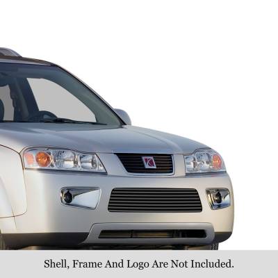 APS - APS Stainless Billet Bumper Grille Black 06-07 Saturn Vue GR19HGF13J