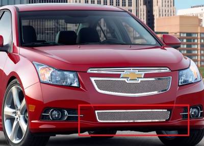 APS - APS Wire Mesh Bumper Grille Polish 11-14 Chevrolet Cruze LT/RS GR03GFH40T