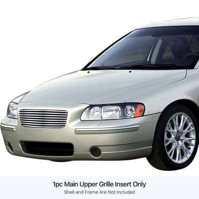 APS - APS Stainless Billet Grille Polish for 01-04 Volvo S60 GR22FEE05S