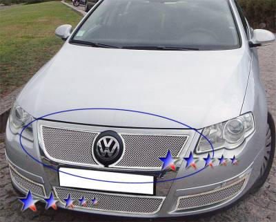 APS - APS Wire Mesh Grille Polish for 06-07 Volkswagen Passat GR22GEE33T