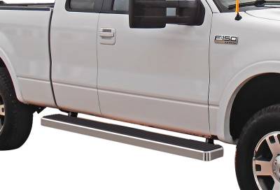 APS - APS IStep 6" Running Boards Brushed 04-08 Ford F150 Extended IB06FJJ5A