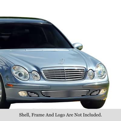 APS - APS Stainless Billet Bumper Grille Polish for Mercedes E-Class GR26FEE18S