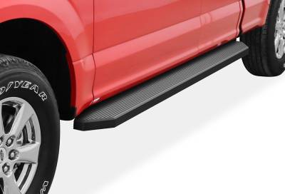 APS - APS H-Series Running Boards Black 15-25 F150/17-25 Super Duty Ext IB06RAH8H