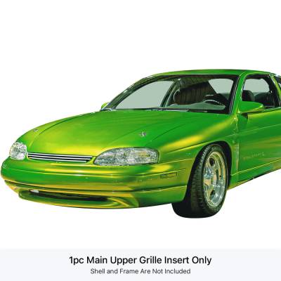 APS - APS Stainless Billet Grille Brushed 95-99 Chevrolet Monte Carlo GR03HEA06C