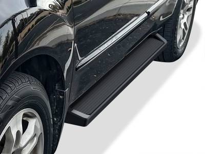 APS - APS IRunning Running Boards Black 07-10 Acura MDX IB08RAD1B