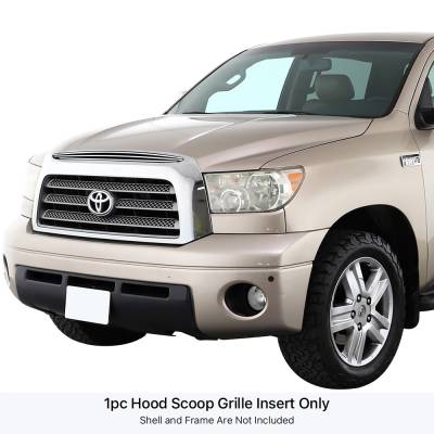 APS - APS Stainless Billet Hood Grille Polish for 07-09 Toyota Tundra GR20FEA50S