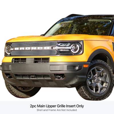 APS - APS Stainless Billet Grille Polish 21-25 Ford Bronco Sport GR06FEB61S