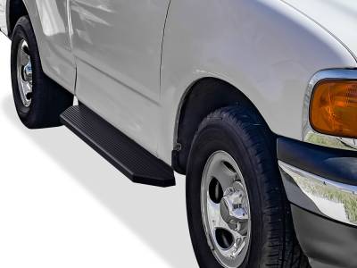 APS - APS H-Series Running Boards Black 97-03 Ford F150 Regular IB06RBA1H