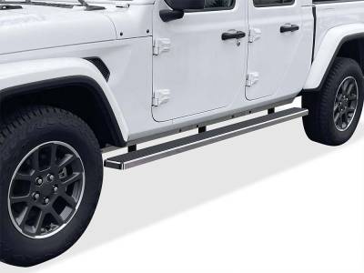 APS - APS IStep 5" Running Boards Brushed for 20-25 Gladiator JT IB10EAA5A
