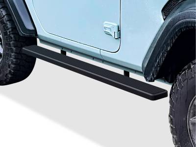 APS - APS IStep 5" Running Boards Black for 18-25 Wrangler JL 2DR IB10EAA6H