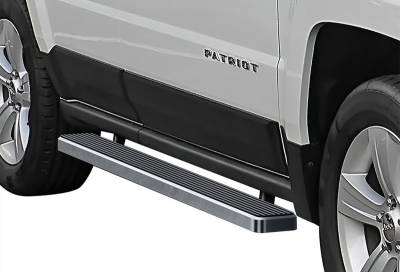 APS - APS IStep 5" Running Boards Brushed for 07-17 Jeep Patriot IB10EAI2C