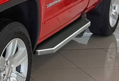APS - APS H-Series Running Boards Polish 07-18 Silverado/Sierra Crew IB03RJG1Y
