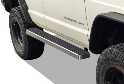 APS - APS IStep 5" Running Boards Brushed for 84-01 Cherokee XJ 4DR IB10EBA7A