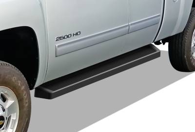 APS - APS IRunning Running Boards Black 99-06 Silverado/Sierra Ext IB03RJJ4B