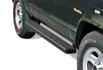 APS - APS IStep 5" Running Boards Black for 84-01 Jeep Cherokee XJ 4DR IB10EBA7B