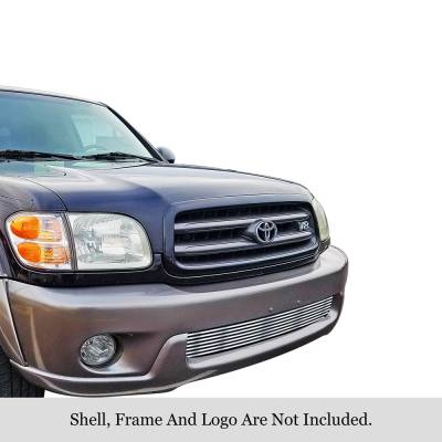 APS - APS Stainless Billet Bumper Grille Polish for 01-04 Toyota Sequoia GR20FEC97S