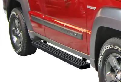 APS - APS IStep 5" Running Boards Black for 08-13 Jeep Liberty IB10EBA9B