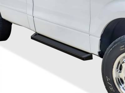APS - APS IRunning Running Boards Black 09-14 Ford F150 Regular IB06RBA2B