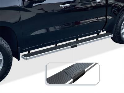 APS - APS IStep W2W 6" Running Boards Brushed Silverado/Sierra Crew IB03SAG1SA