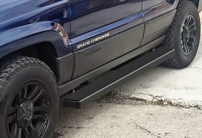 APS - APS IStep 5" Running Boards Black for 99-04 Grand Cherokee IB10EJI3B