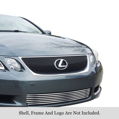 APS - APS GR20FED54S Stainless Billet Bumper Grille Polish for 05-07 Lexus GS-Series