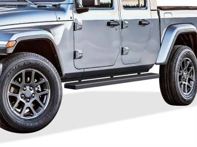 APS - APS IStep 6" Running Boards Black for 20-25 Gladiator JT IB10FAA5B