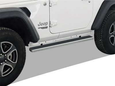 APS - APS IStep 6" Running Boards Brushed for 18-25 Wrangler JL 2DR IB10FAA6C