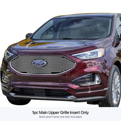 APS - APS Stainless Billet Grille Polish 19-22 Ford Edge XLT GR06FEB95S
