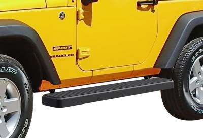 APS - APS IStep 6" Running Boards Black for 07-18 Wrangler JK 2DR IB10FAJ6B
