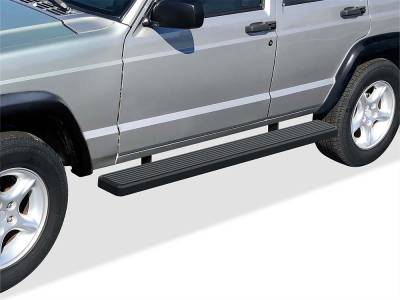 APS - APS IB10FBA7H IStep 6" Running Boards Black for 84-01 Cherokee XJ 4DR