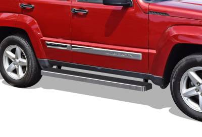 APS - APS IStep 6" Running Boards Brushed for 08-13 Jeep Liberty IB10FBA9A