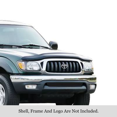 APS - APS Stainless Billet Bumper Grille Black for 01-04 Toyota Tacoma GR20FED82J