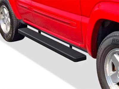 APS - APS IStep 6" Running Boards Black for 02-07 Jeep Liberty IB10FJH1B