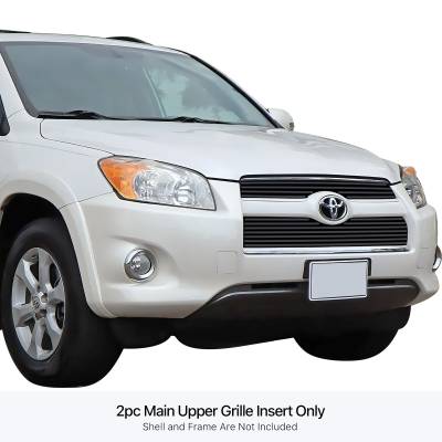 APS - APS Stainless Billet Grille Black for 09-12 Toyota RAV4 Limited GR20FEE79J