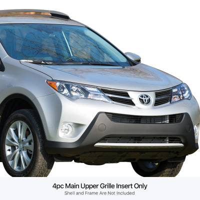 APS - APS Stainless Billet Grille Black for 13-15 Toyota RAV4 GR20FEE81J