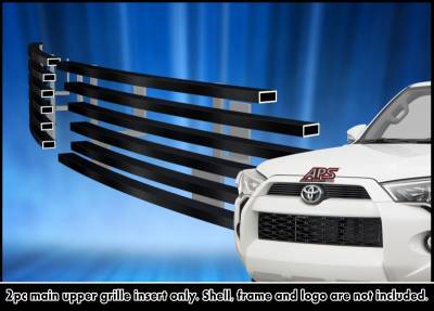 APS - APS Stainless Billet Grille Black for 14-19 Toyota 4Runner GR20FEI77J