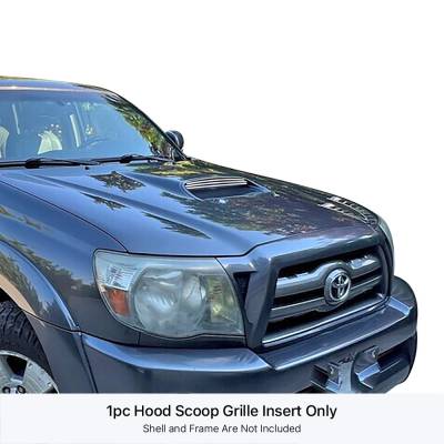 APS - APS Stainless Billet Hood Grille Polish for 05-11 Toyota Tacoma GR20FFE01S