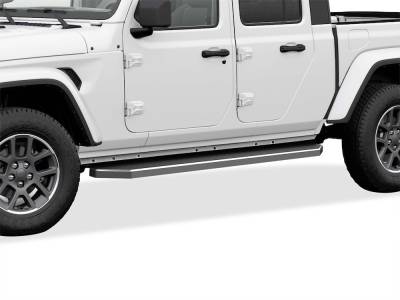 APS - APS H-Series Running Boards Polish for 20-25 Jeep Gladiator JT IB10RAA5Y