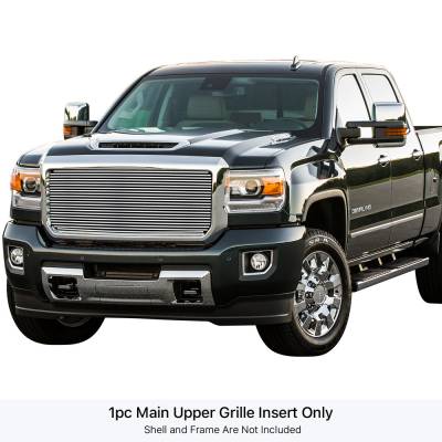 APS - APS Stainless Billet Grille Polish 15-19 GMC Sierra 2500/3500 GR07HFC25S