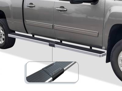 APS - APS IStep W2W 6" Running Boards Brushed Silverado/Sierra Crew IB03SJJ1LA