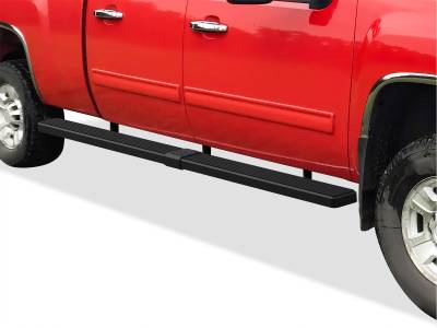 APS - APS IStep W2W 6" Running Boards Black Silverado/Sierra Crew IB03SJJ1LB