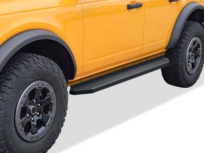 APS - APS H-Series Running Boards Black 21-25 Ford Bronco 4DR IB06RCA1H